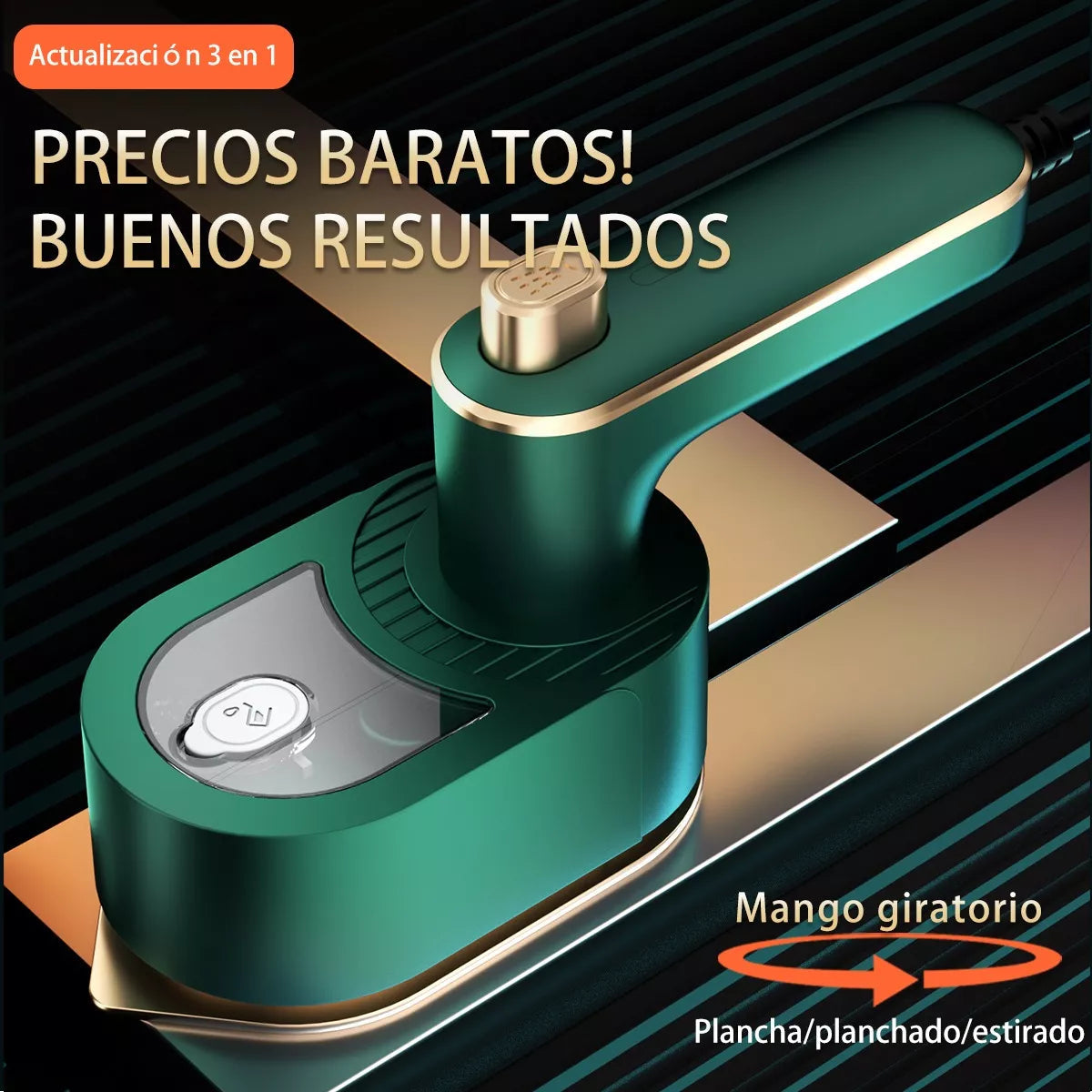 Plancha a vapor - Cero arrugas en segundos