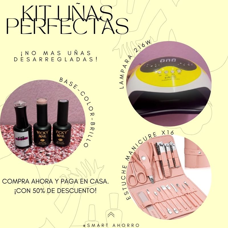 Kit Uñas Perfectas - Para manicuristas o uso personal
